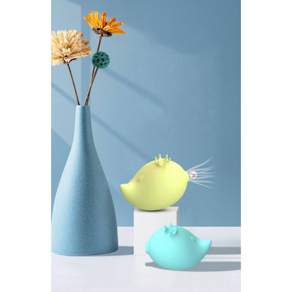 Різне - Вакуумний стимулятор клітора з вібрацією Rachel, жовтий 9