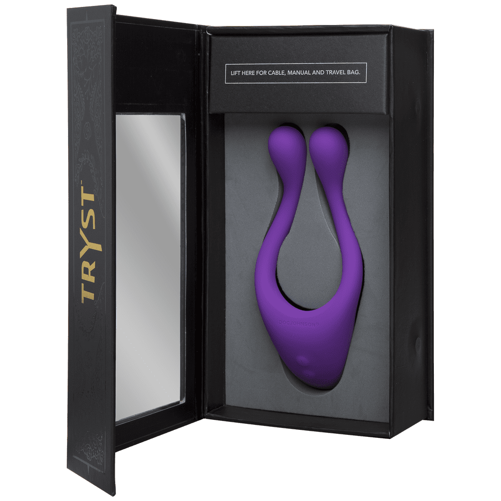 Клиторальный вибратор - Вибратор Doc Johnson Tryst Purple 3