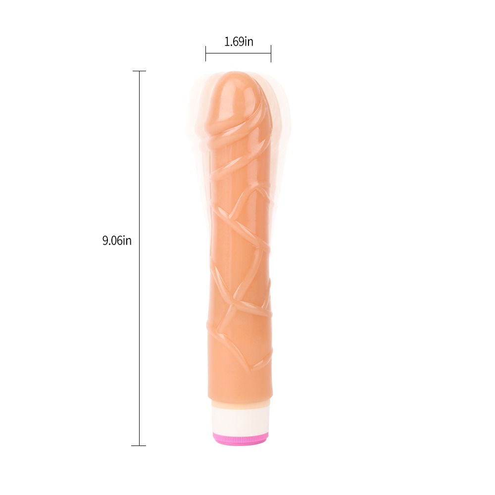  - Вібратор реалістичний на батарейках Chisa Basic Luv Theory Pulsator, 23 см (без упаковки) 4