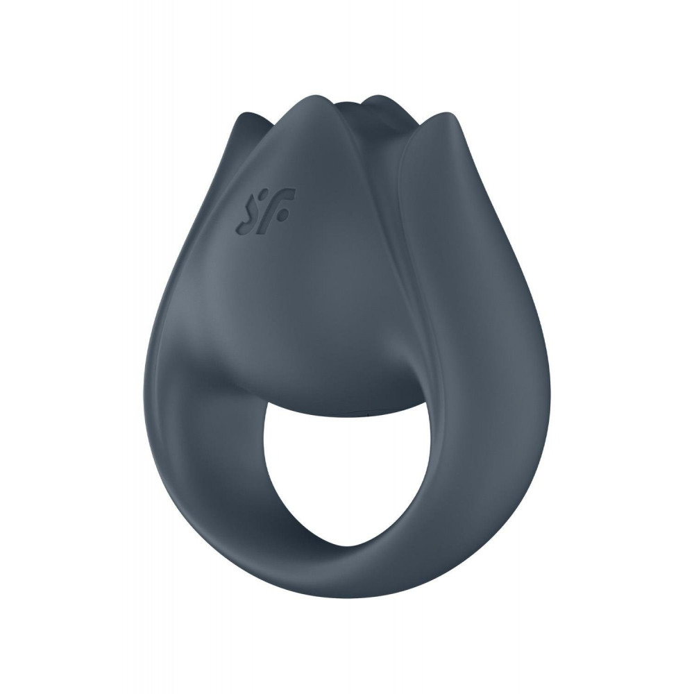 Разное - Вибратор для пар Satisfyer Perfect Pair 2 с кольцом для пальцем, серый