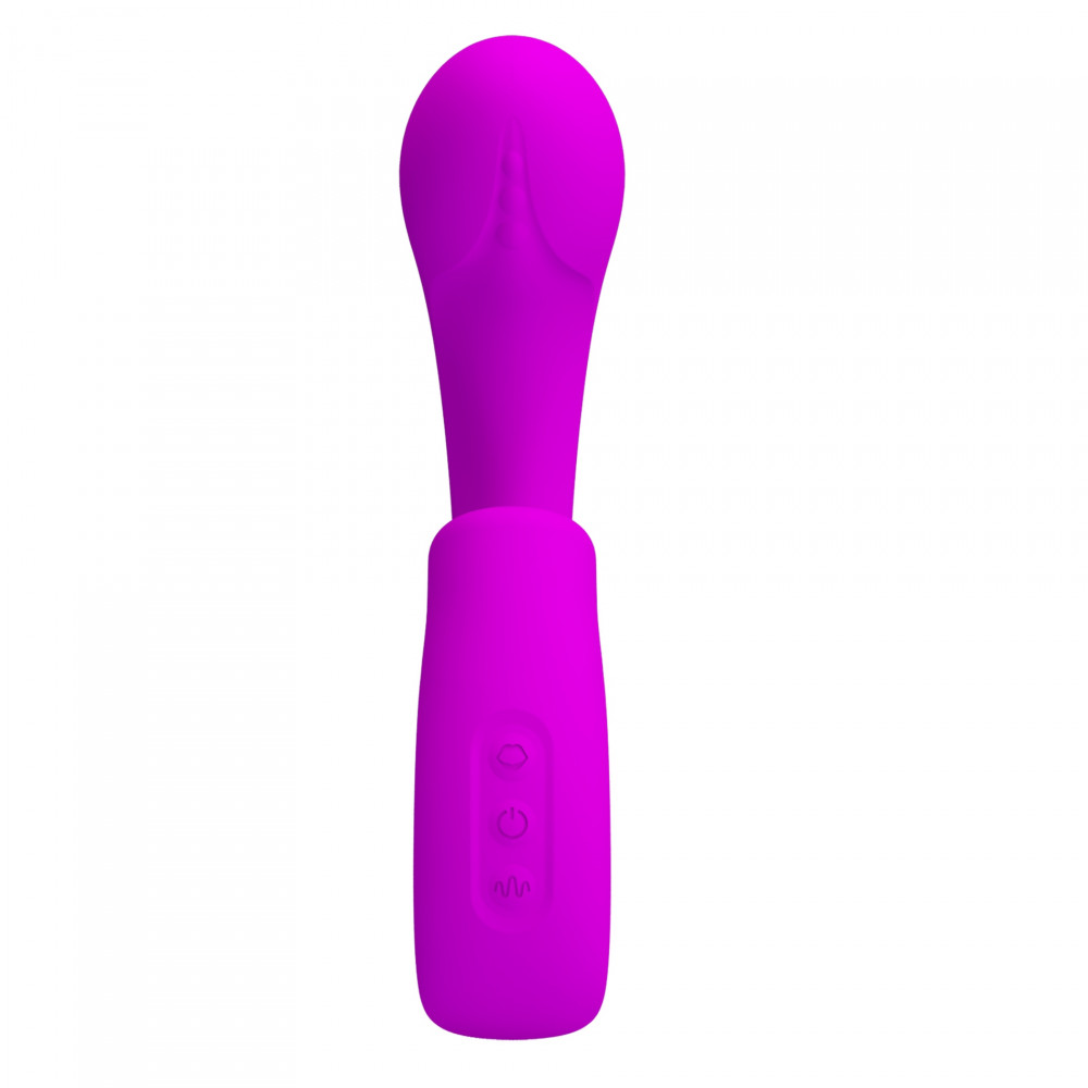 Стимулятор точки G - Вибратор для точки G Pretty Love Sibel с клиторальным стимулятором, розовый 5