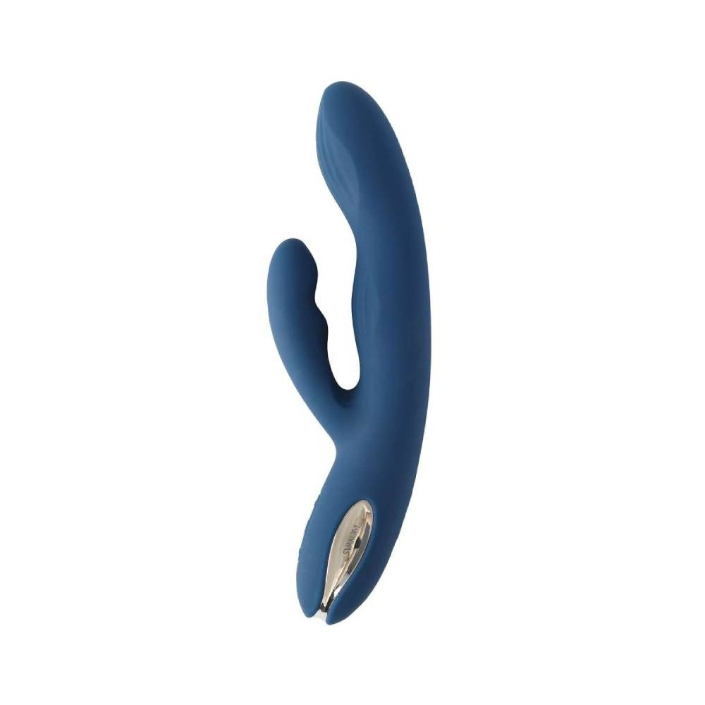 Секс игрушки - Вибратор-кролик Svakom Aylin синий, 21.5 х 3.4 см