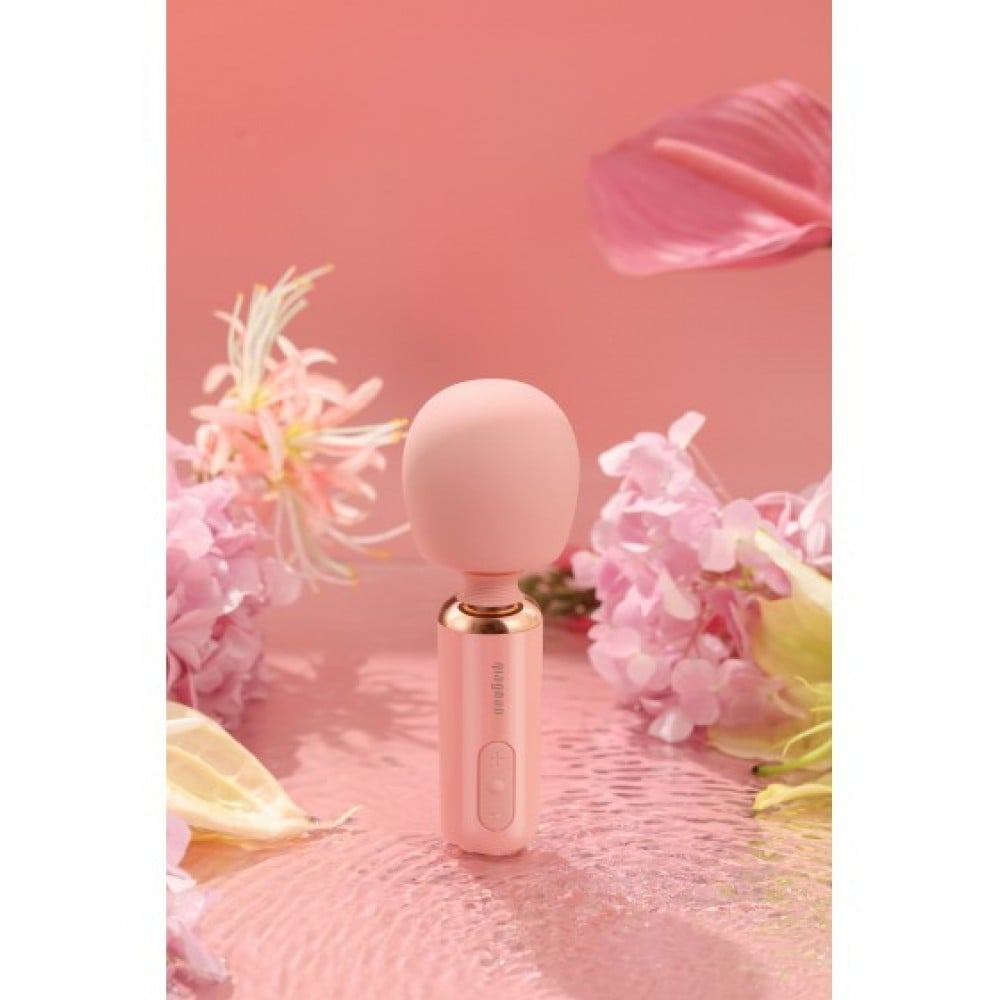  - Вібратор-мікрофон Qingnan 5 Powerful Mini Wand Massager, рожевий 3