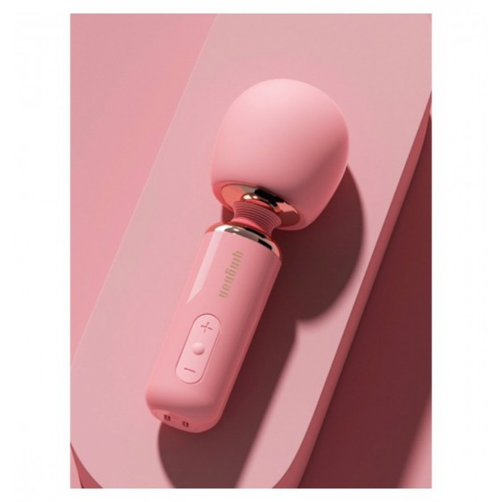  - Вібратор-мікрофон Qingnan 5 Powerful Mini Wand Massager, рожевий 2