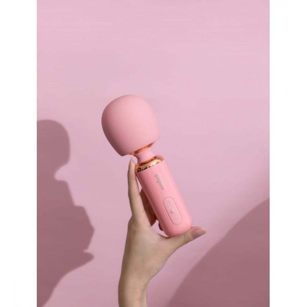  - Вібратор-мікрофон Qingnan 5 Powerful Mini Wand Massager, рожевий 1