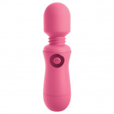 Вибратор микрофон OMG! Wands #Enjoy, с гибкой головкой, розового цвета, 15 х 4 см