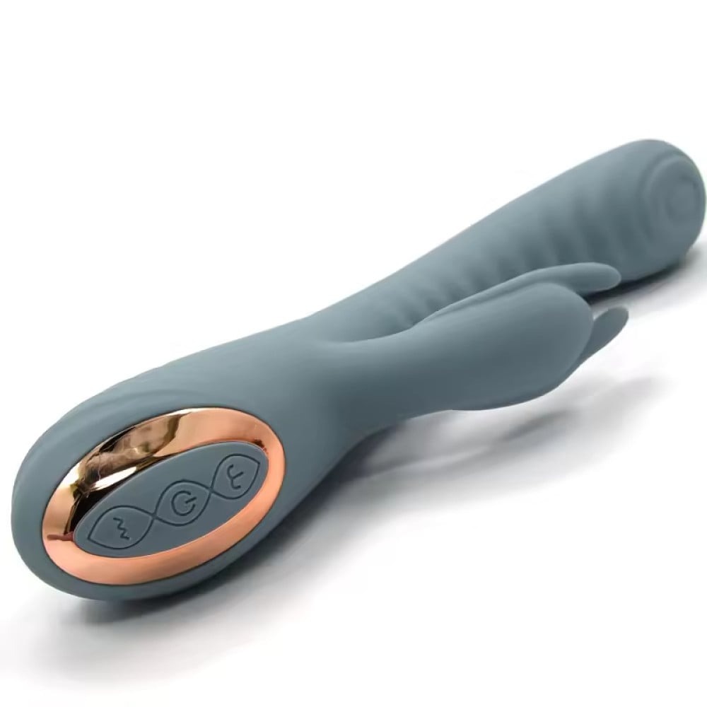 Вибратор-кролик - Вибратор-кролик рельефный Sweet Em Velvet Lure 10 режимов вибрации и 5 режимов колебаний 3