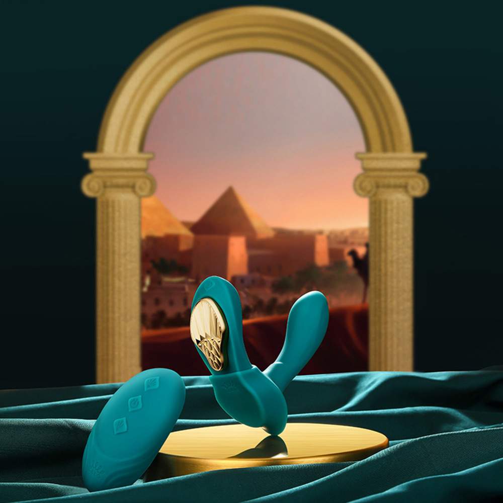 Вібропулі та міні-вібратори - Вібратор у трусики AYA Zalo Obsidian Black на пульті управління 5