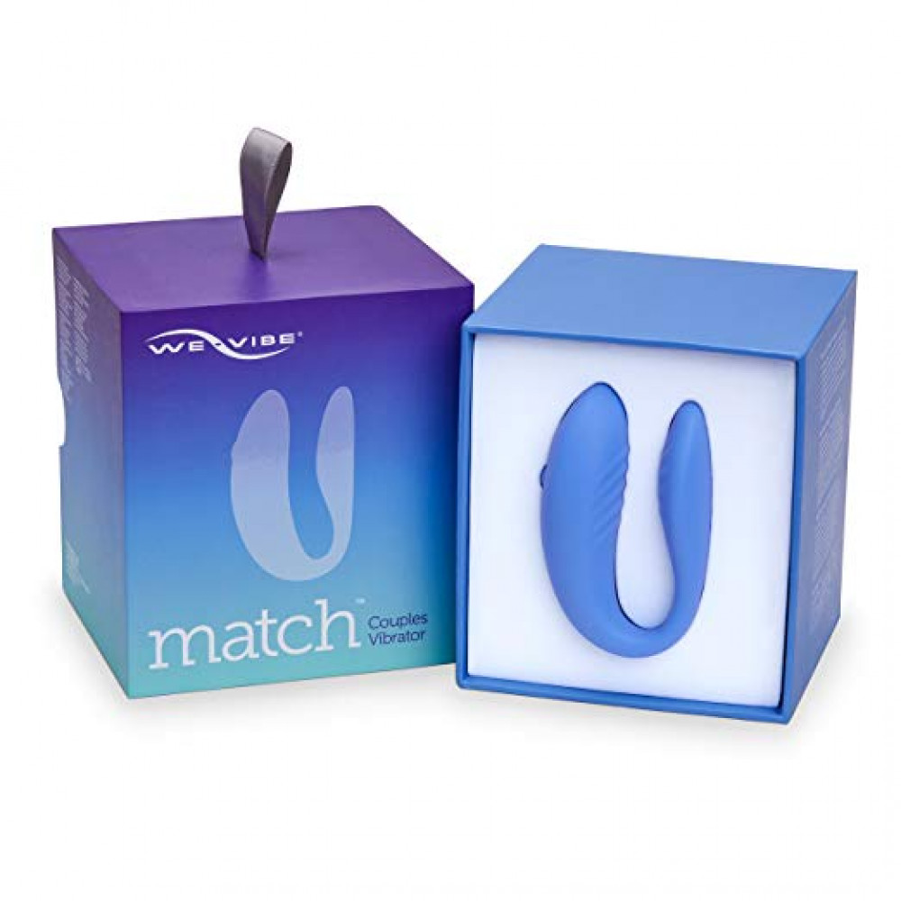Вибраторы для пар - Вибратор для пар WE-VIBE MATCH с пультом цвет: голубой We-Vibe (Канада) 3