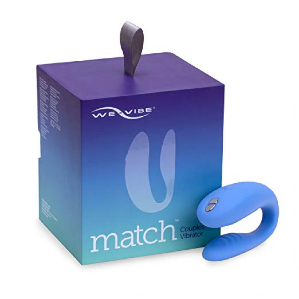 Вибраторы для пар - Вибратор для пар WE-VIBE MATCH с пультом цвет: голубой We-Vibe (Канада) 2