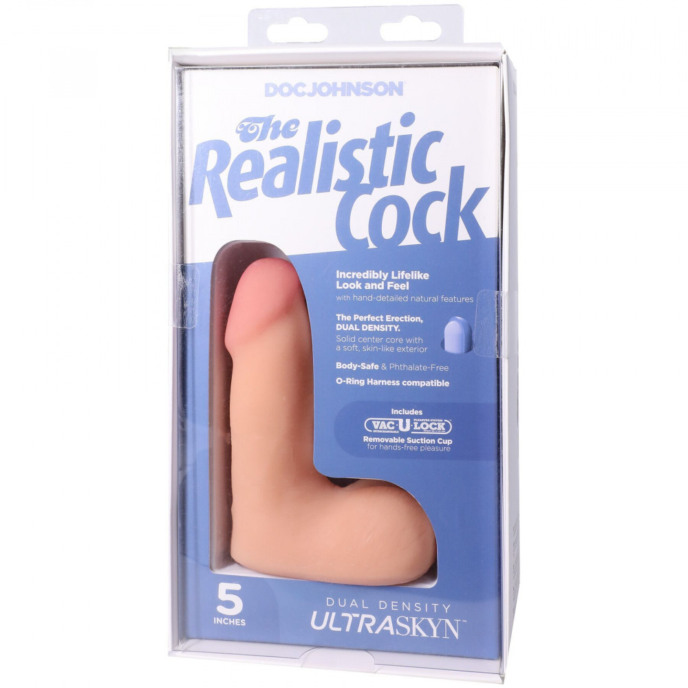 Секс іграшки - Фалоімітатор Doc Johnson The Realistic Cock ULTRASKYN - 5