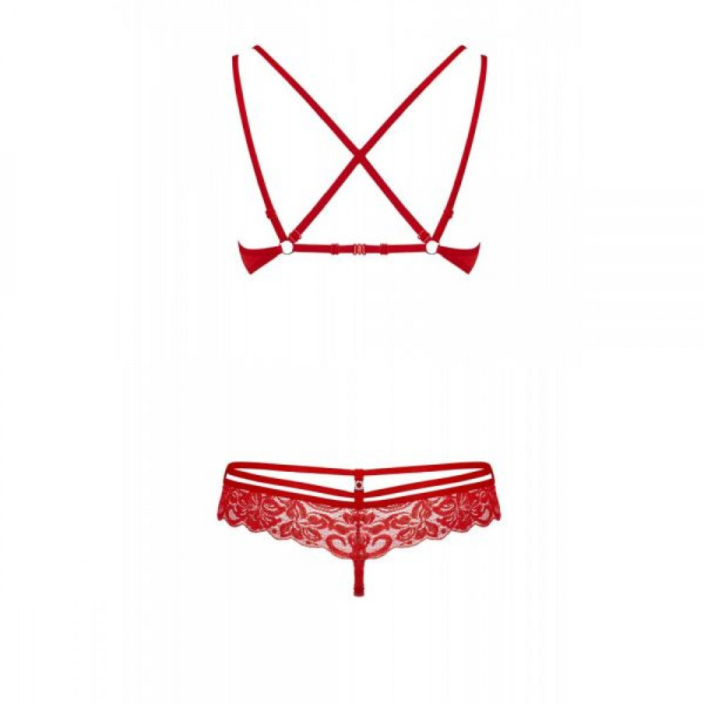 Разное - Комплект Obsessive 860-SET-3 2 pcs set red S/M 3