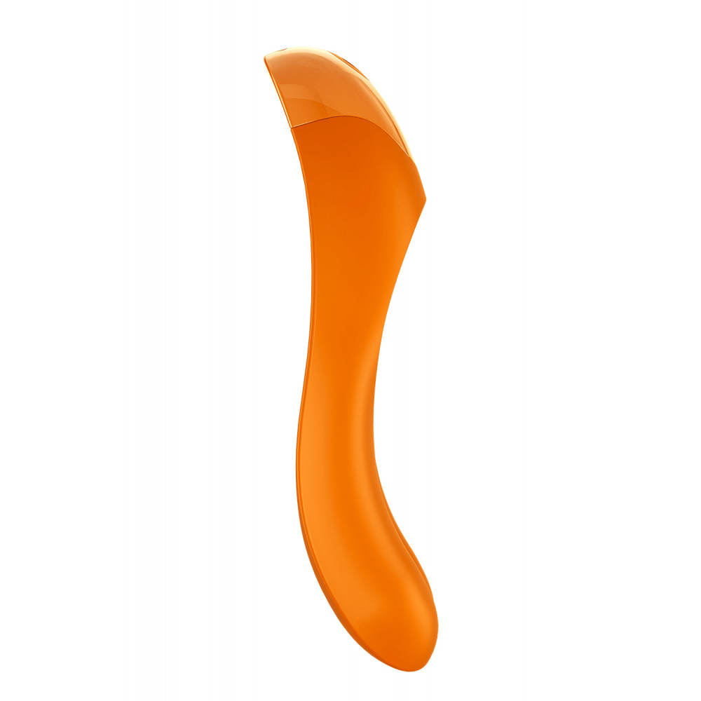 Клиторальный вибратор - T360137 Универсальный мини вибратор Satisfyer Candy Cane orange 1