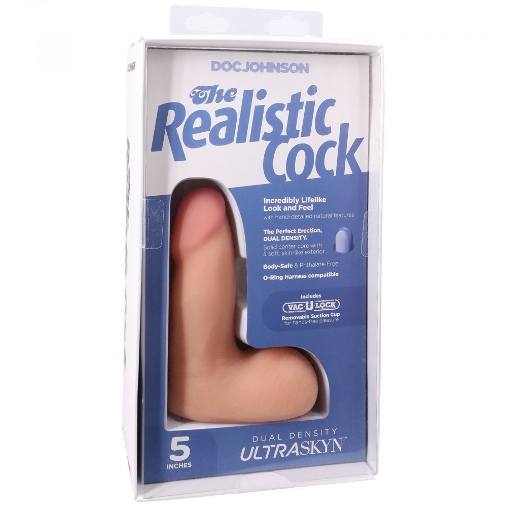Секс іграшки - Фалоімітатор Doc Johnson The Realistic Cock ULTRASKYN - 5