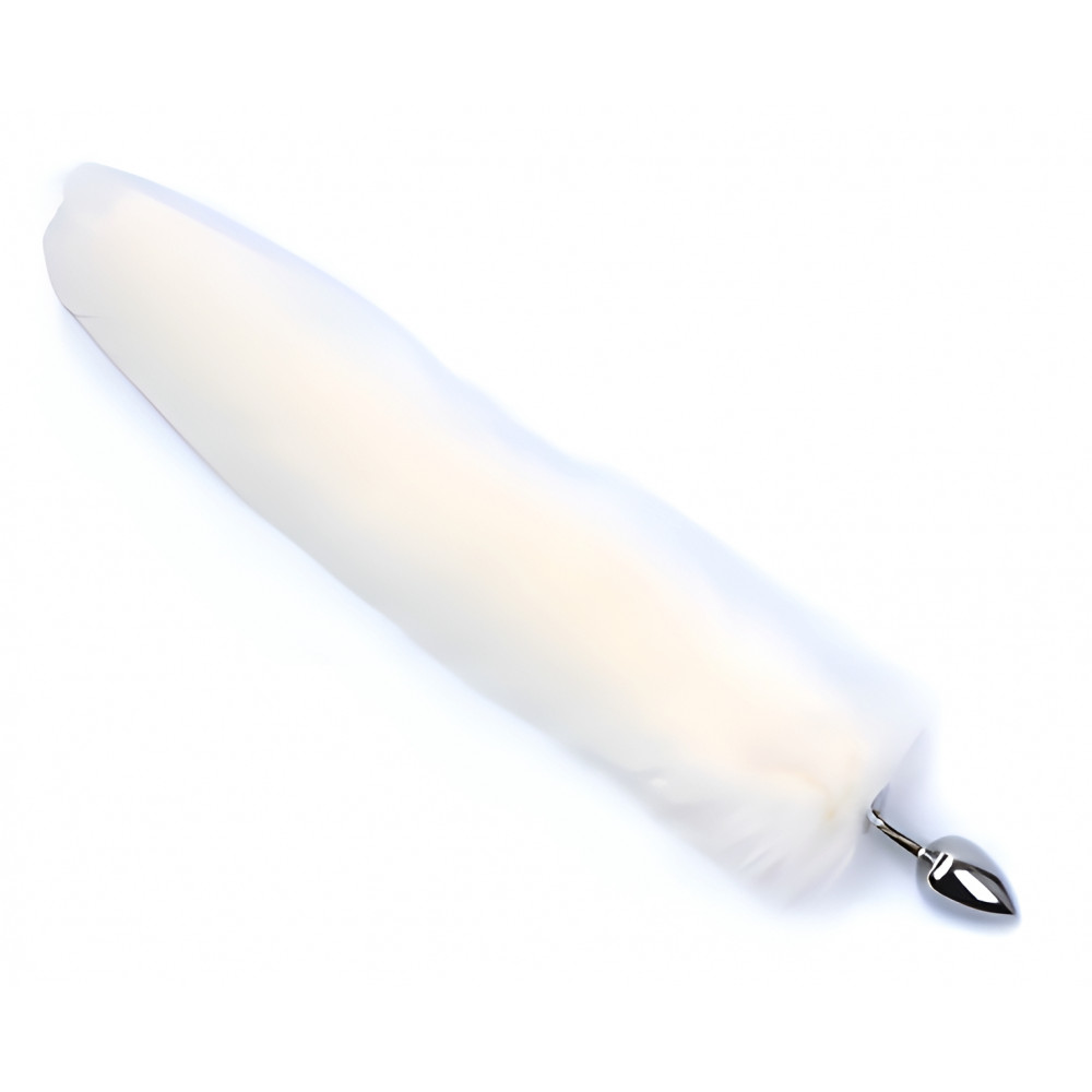 Анальные игрушки без вибрации - Анальная пробка с хвостом SKN-L28 ( размер S )