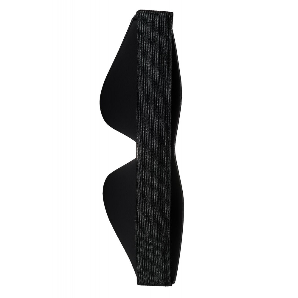 Повязки на глаза, кляпы, зажимы - Маска на глаза BLAZE BLINDFOLD WITH PAINTING EDGE BLACK 3