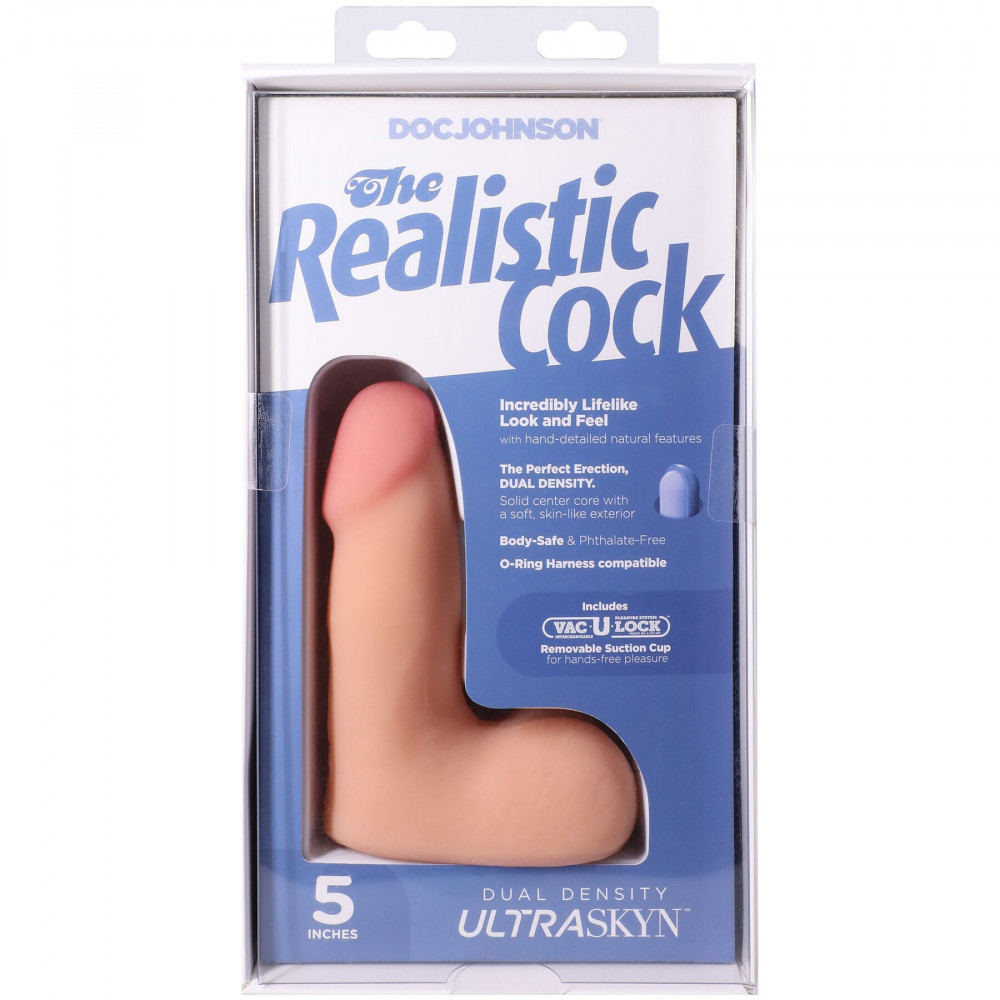 Секс іграшки - Фалоімітатор Doc Johnson The Realistic Cock ULTRASKYN - 5