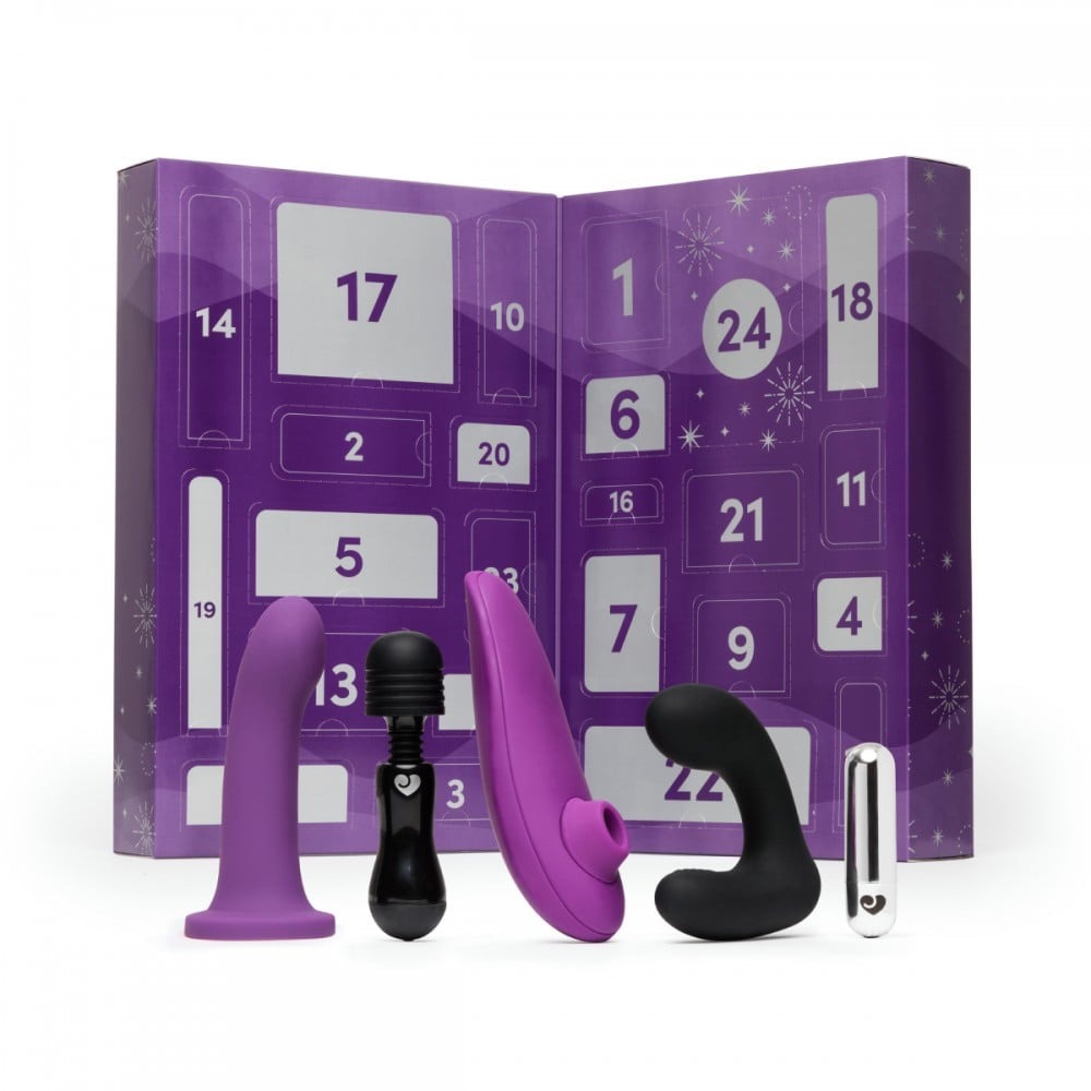 БДСМ игрушки - Адвент календар (24 предмета) Lovehoney Couple's Advent Calendar Фиолетовый 11
