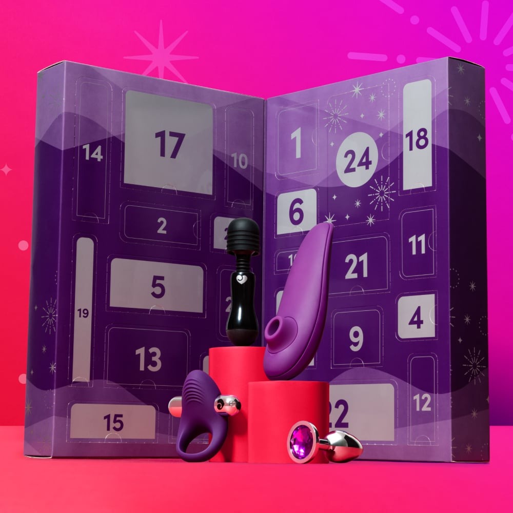 БДСМ игрушки - Адвент календар (24 предмета) Lovehoney Couple's Advent Calendar Фиолетовый 7