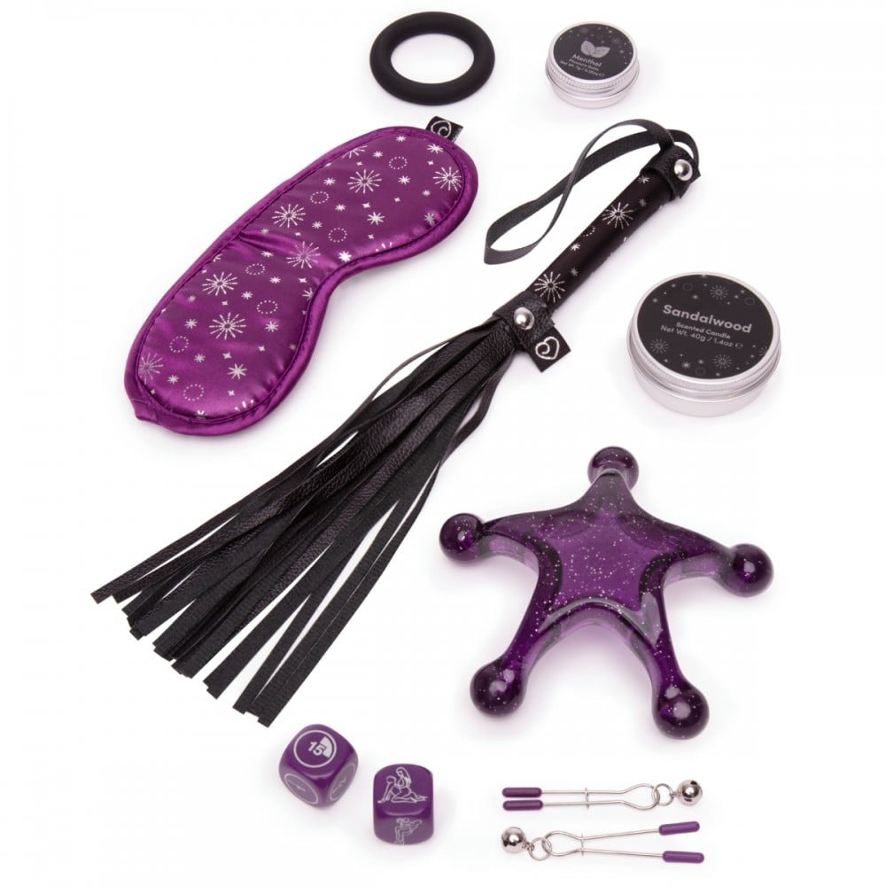 БДСМ игрушки - Адвент календар (24 предмета) Lovehoney Couple's Advent Calendar Фиолетовый 8