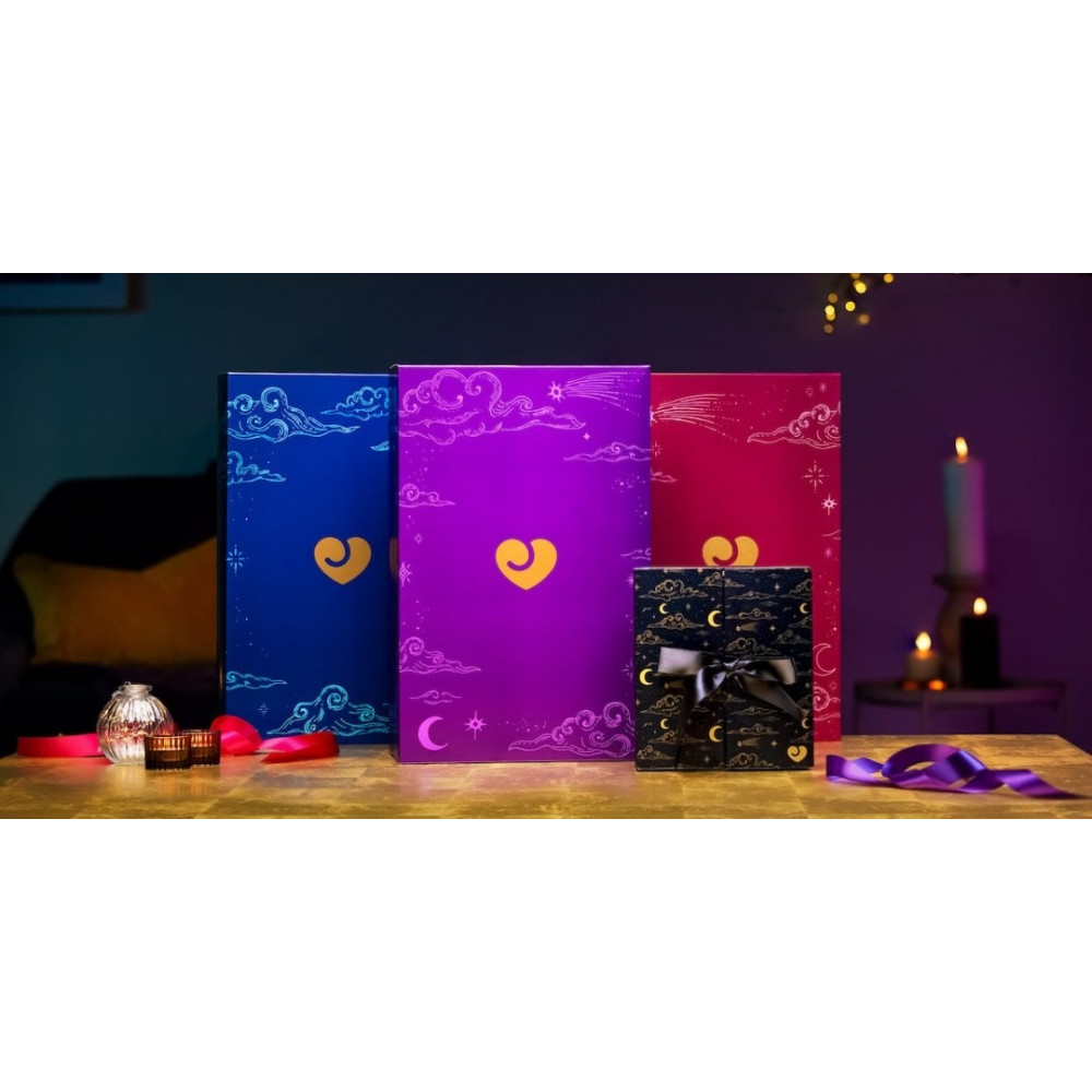 БДСМ игрушки - Адвент календар (24 предмета) Lovehoney Couple's Advent Calendar Фиолетовый 3