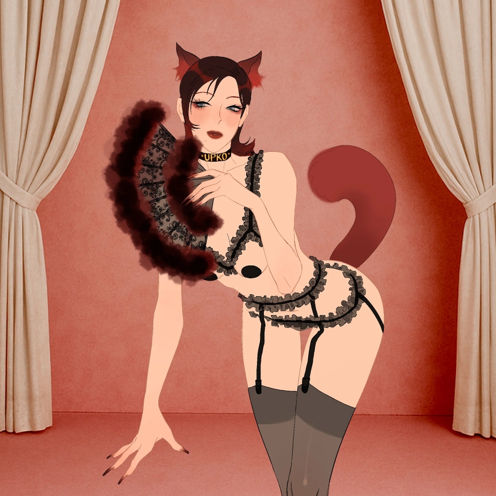 Анальные игрушки без вибрации - Анальная вибропробка с ротацией и пультом UPKO с красным натуральным лисьим хвостом, красная 3