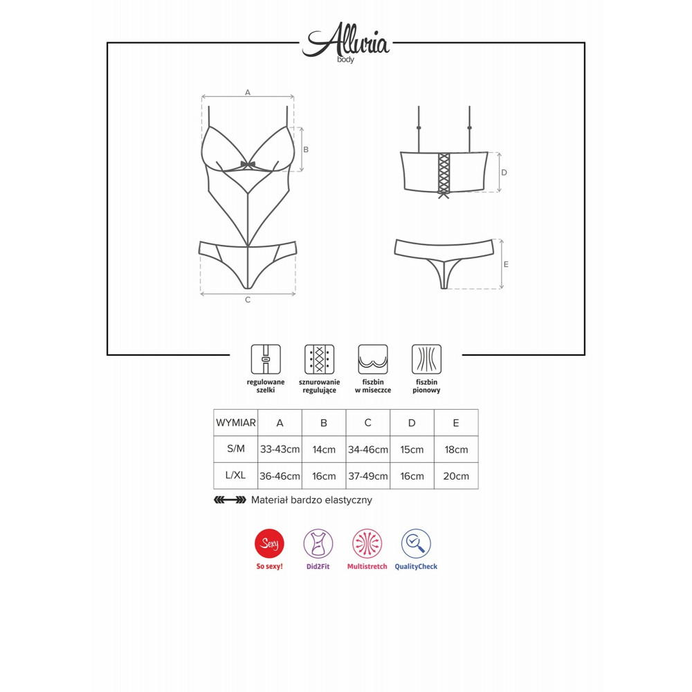 Разное - Боди Obsessive Alluria S/M 4