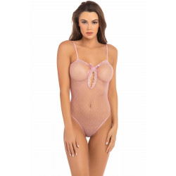 Боди в сетку UNDONE SEE THROUGH BODYSUIT PINK, OS