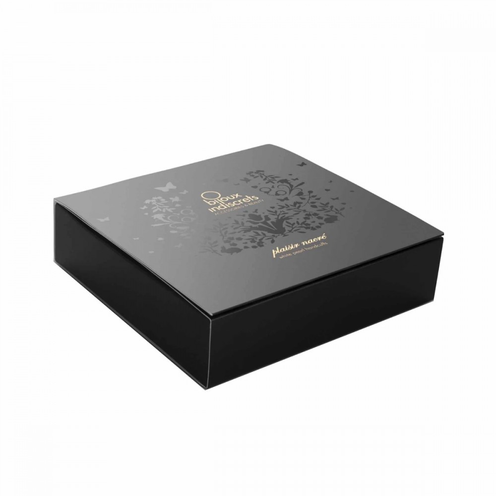 Різне - Браслети-наручники PLASIR Nacre чорні перли Bijoux Indiscrets 4