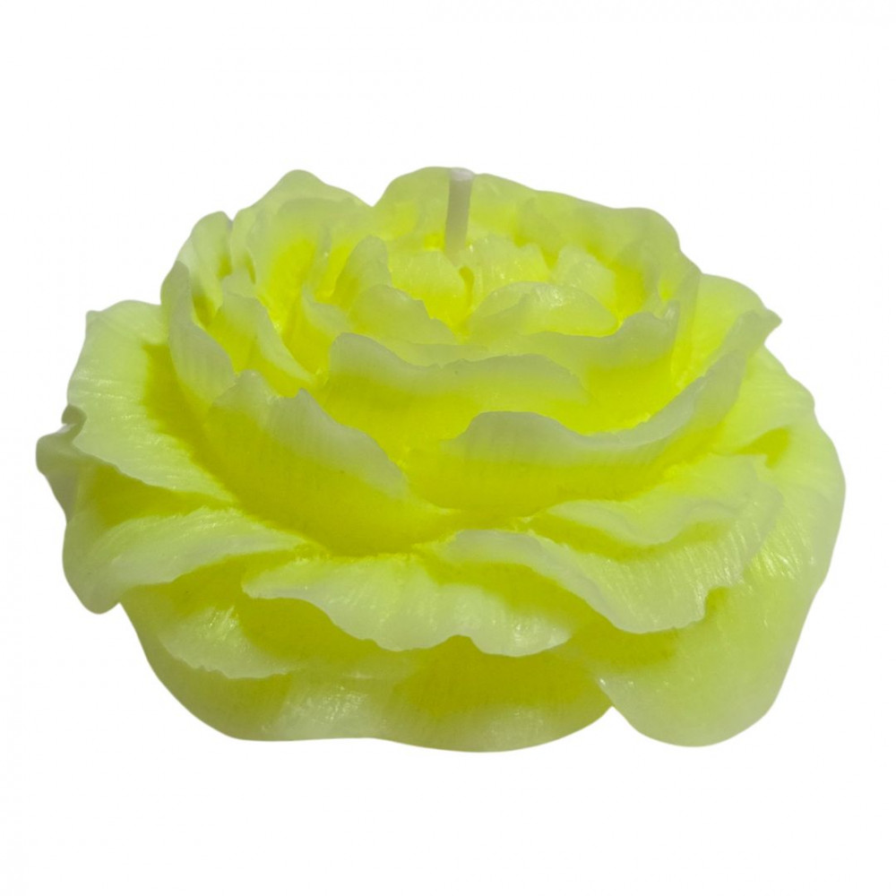 Різне - Свічка півонія люмінесцентна GlowKink низькотемпературна, салатова, L 5