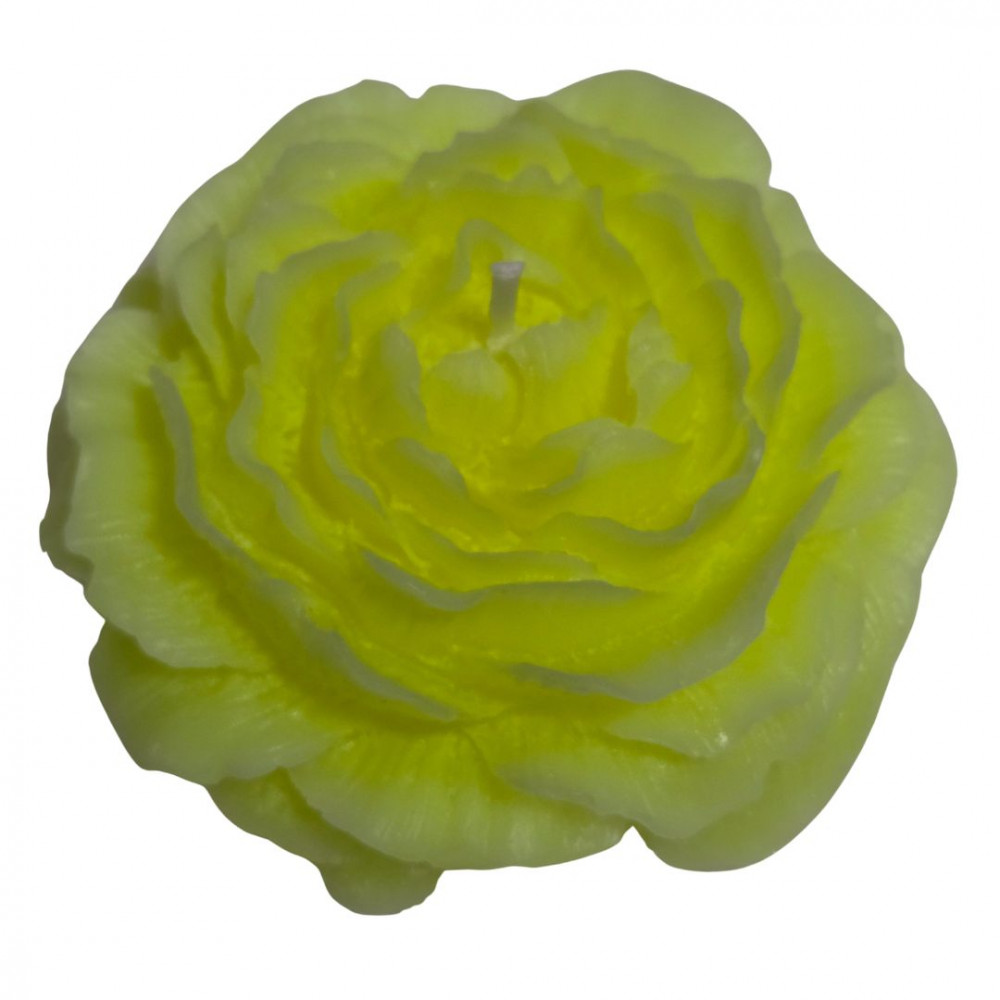 Різне - Свічка півонія люмінесцентна GlowKink низькотемпературна, салатова, L 8