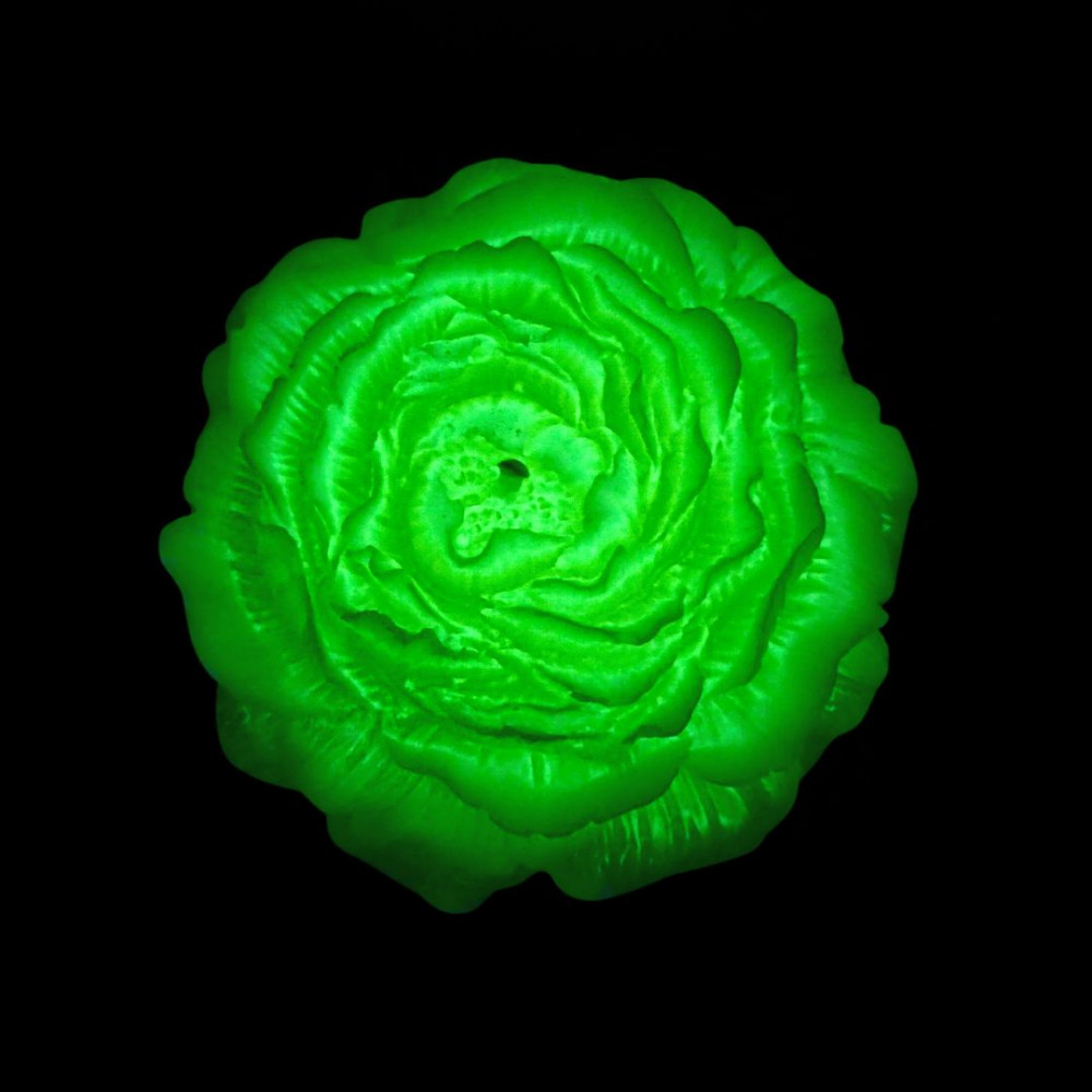 Різне - Свічка півонія люмінесцентна GlowKink низькотемпературна, салатова, L 2