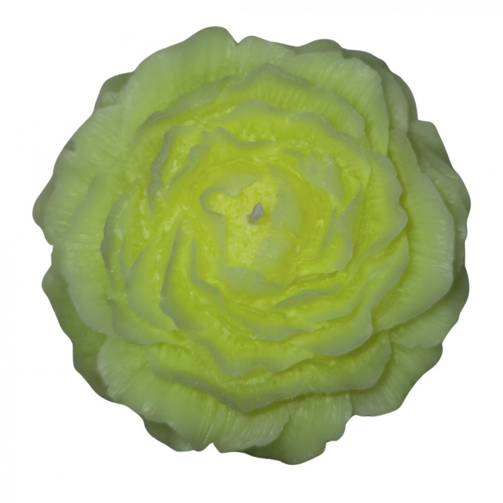 Різне - Свічка півонія люмінесцентна GlowKink низькотемпературна, салатова, L 9