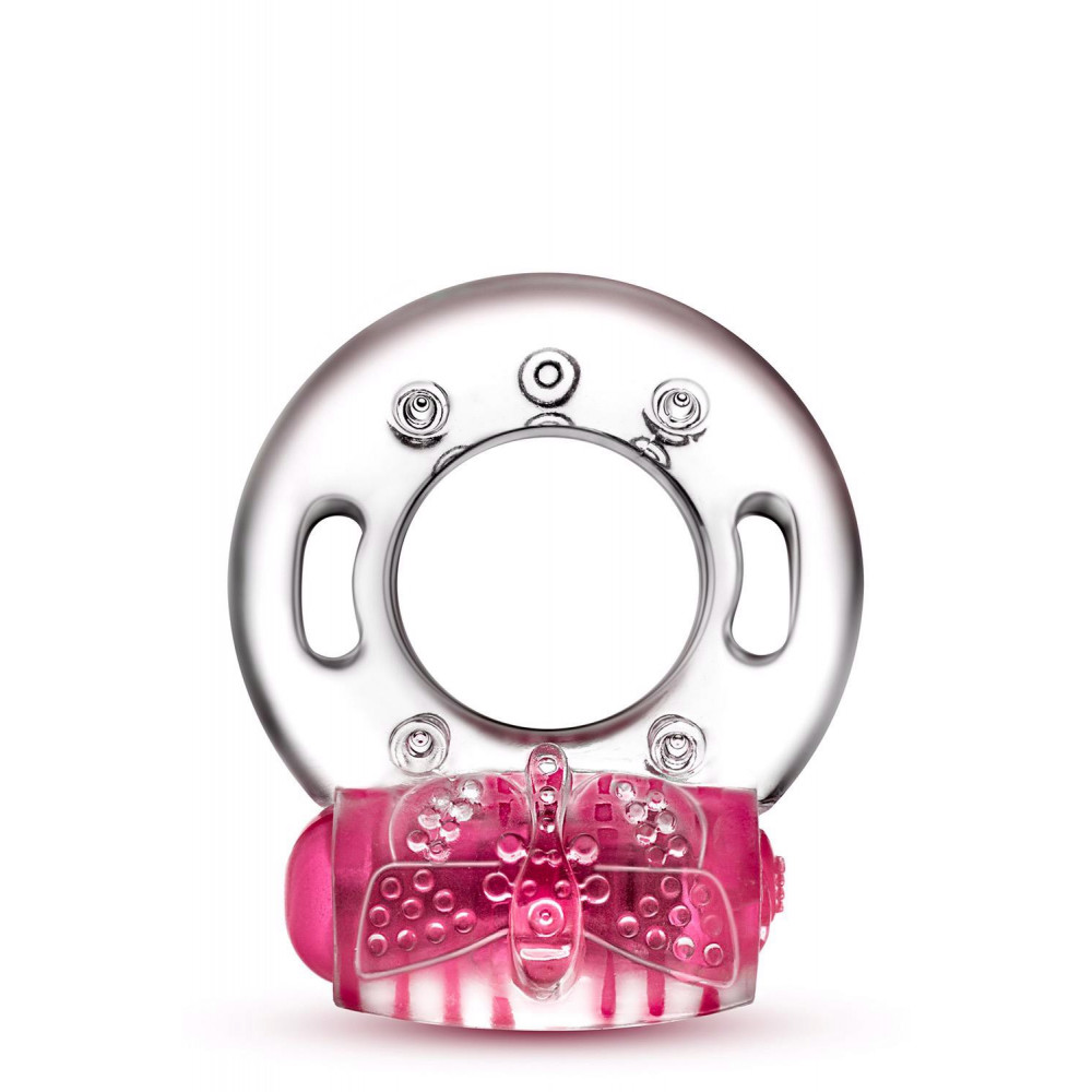 Эрекционные кольца и насадки - Эрекционное виброкольцо PLAY WITH ME AROUSER VIBRATING C-RING PINK 1