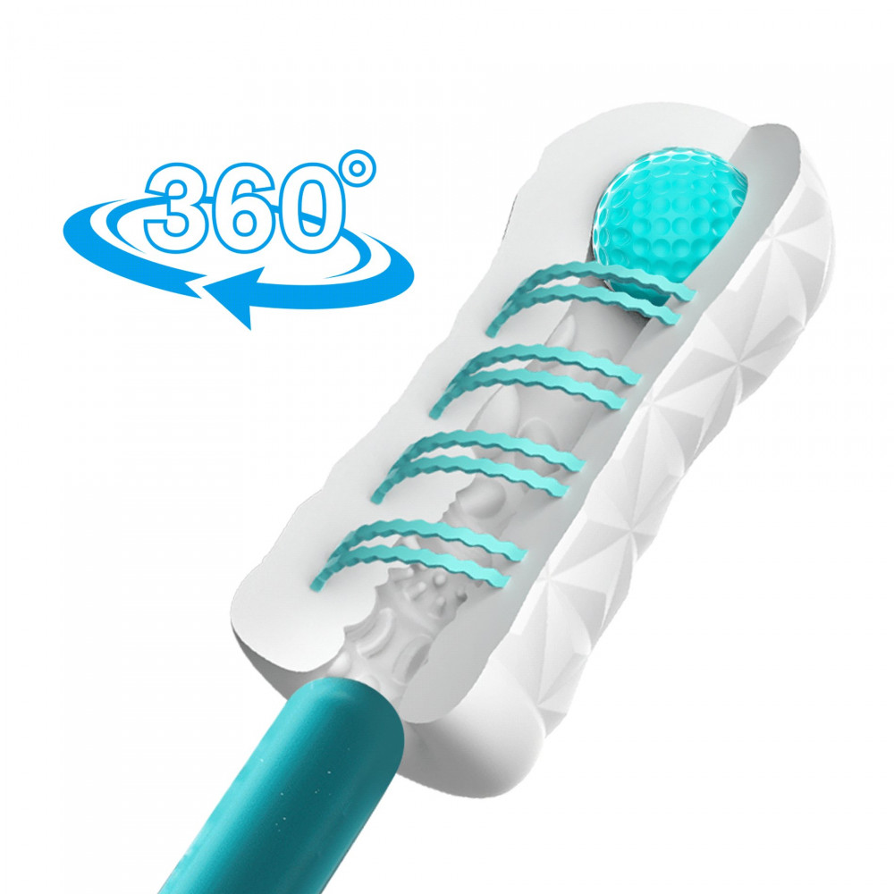 Мастурбаторы без вибрации - Мастурбатор нереалистичный PRETTY LOVE Victoria TPR, белый, 15 х 6.3 см 7