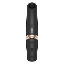 Кліторальний безконтактний масажер Satisfyer Perfect Kiss чорний