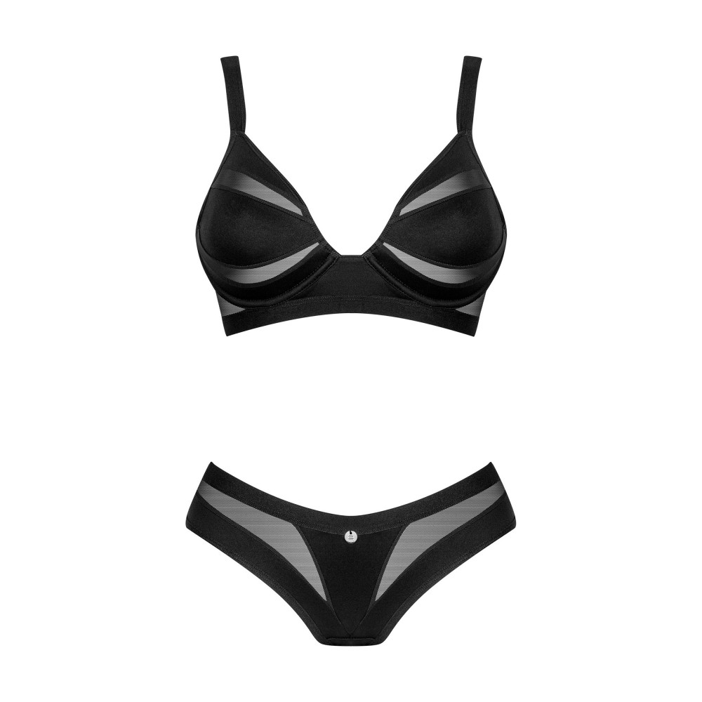 Разное - Комплект нижнего белья Obsessive Chic Amoria черный, M-L 2