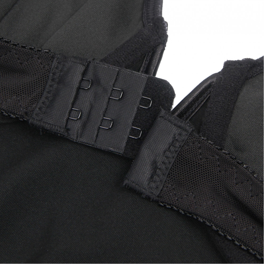 Різне - Костюм покоївки Star Night боді, спідниця міні з мереживом, обруч, чорний-білий, S 9