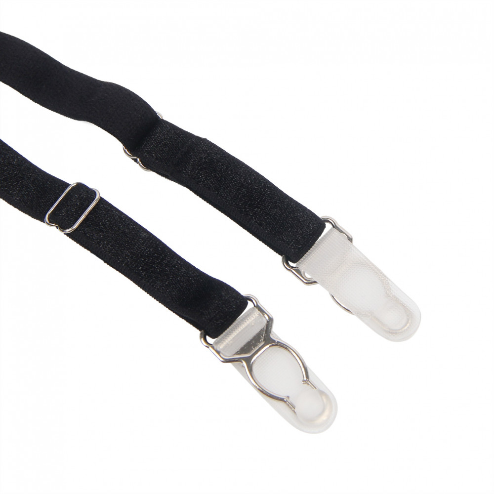 Різне - Костюм покоївки Star Night боді, спідниця міні з мереживом, обруч, чорний-білий, S 11