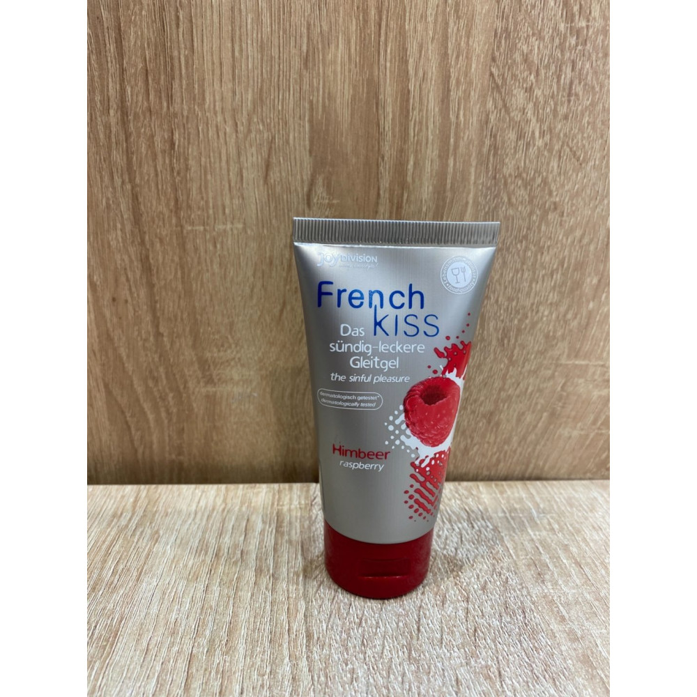 Разное - Лубрикант Французский поцелуй со вкусом малины FrenchKiss Raspberry 75 ml 1