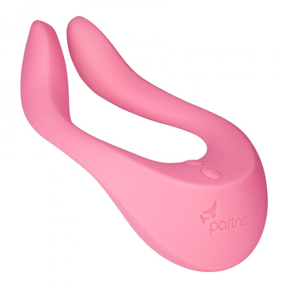 Вибропули и мини-вибраторы - Мультивибратор для пар Satisfyer Endless Joy, розовый 4