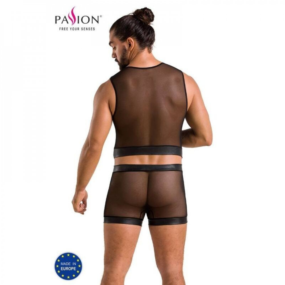 Эротическое белье - Мужской комплет 053 SET WILLIAM black L/XL -Passion 5