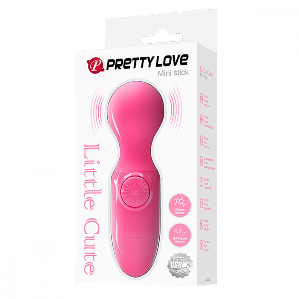 Різне - Міні-вібратор Pretty Love Little Cute рожевий, 3.8 см 9
