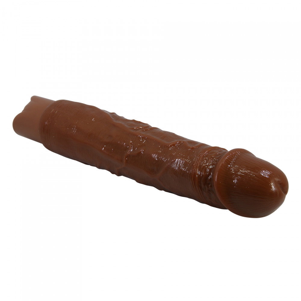 - Реалістичний вібратор, що перезаряджається Pretty Love - Rufus Realistic Vibrating Dildo Brown, BW-500082-1 5