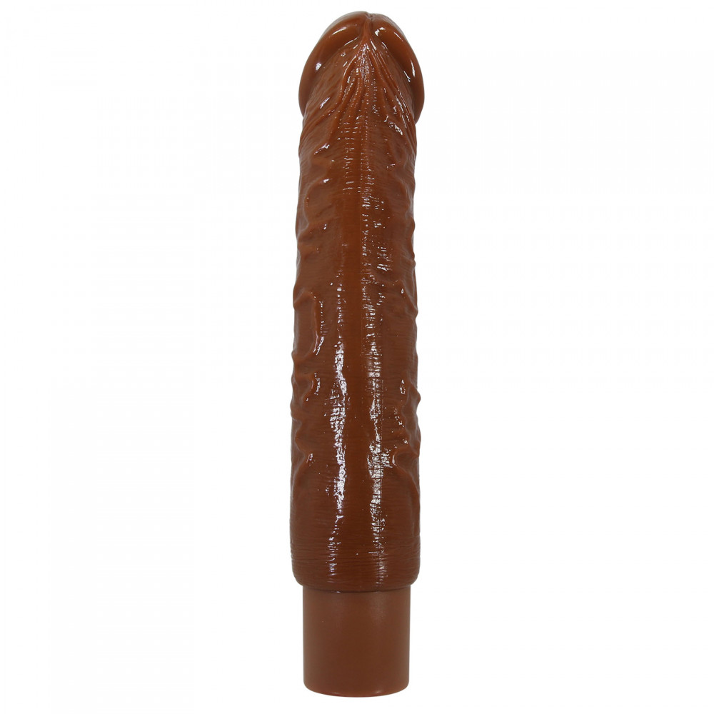  - Реалістичний вібратор, що перезаряджається Pretty Love - Rufus Realistic Vibrating Dildo Brown, BW-500082-1 4