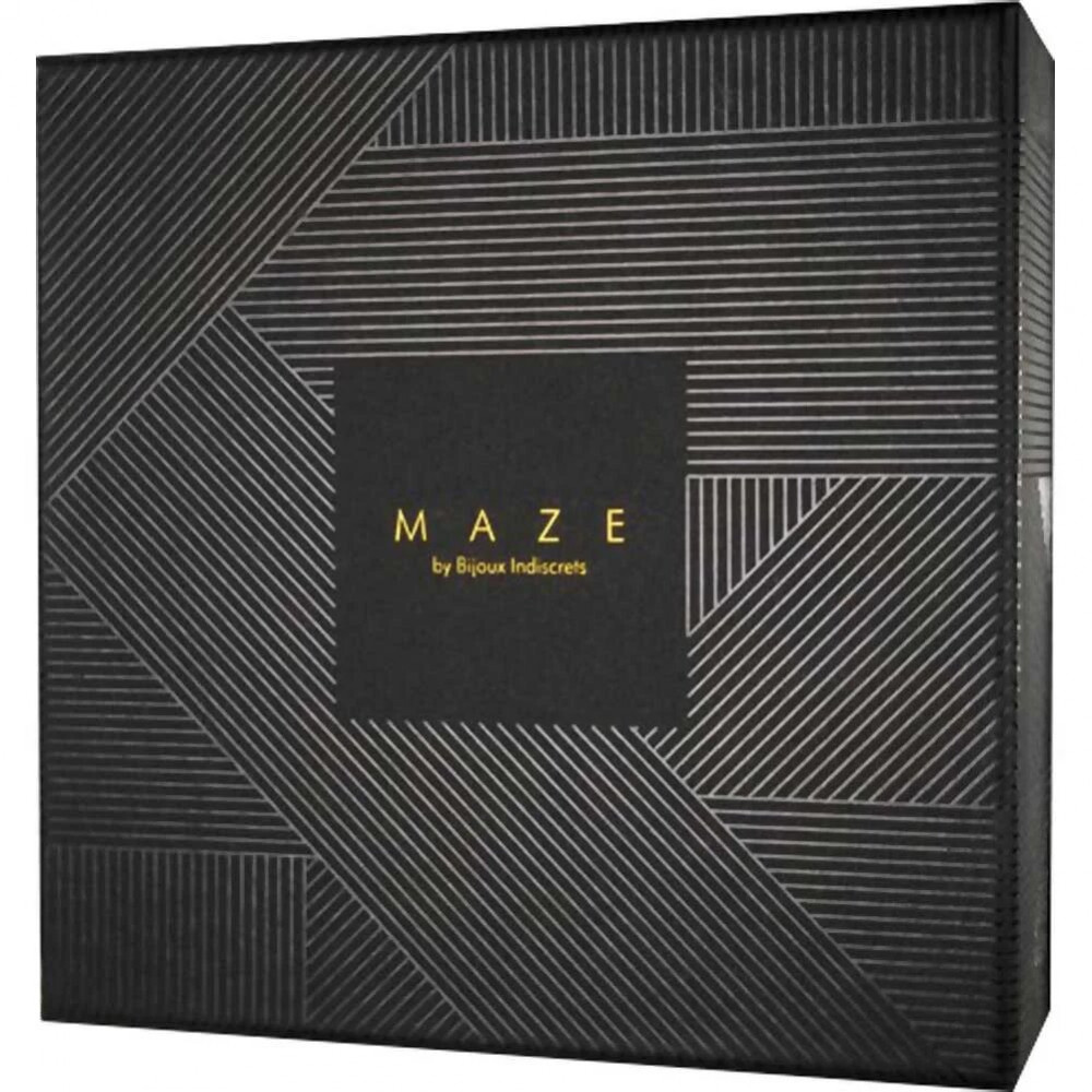 Різне - Портупея з перехресним плетивом на грудях MAZE Bijoux Indiscrets чорна, OS 5