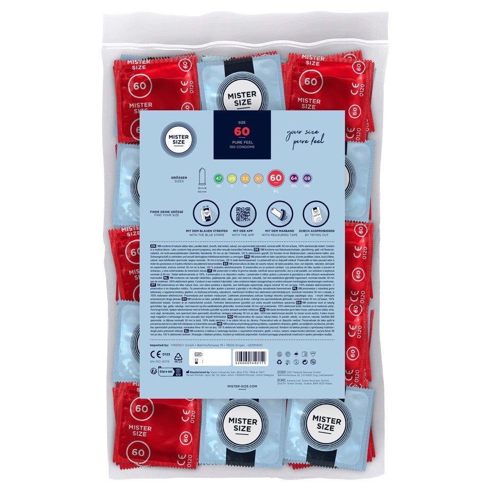 Презервативы - Презервативы ультратонкие Mister Size 60 мм (цена за 1 шт.) 2