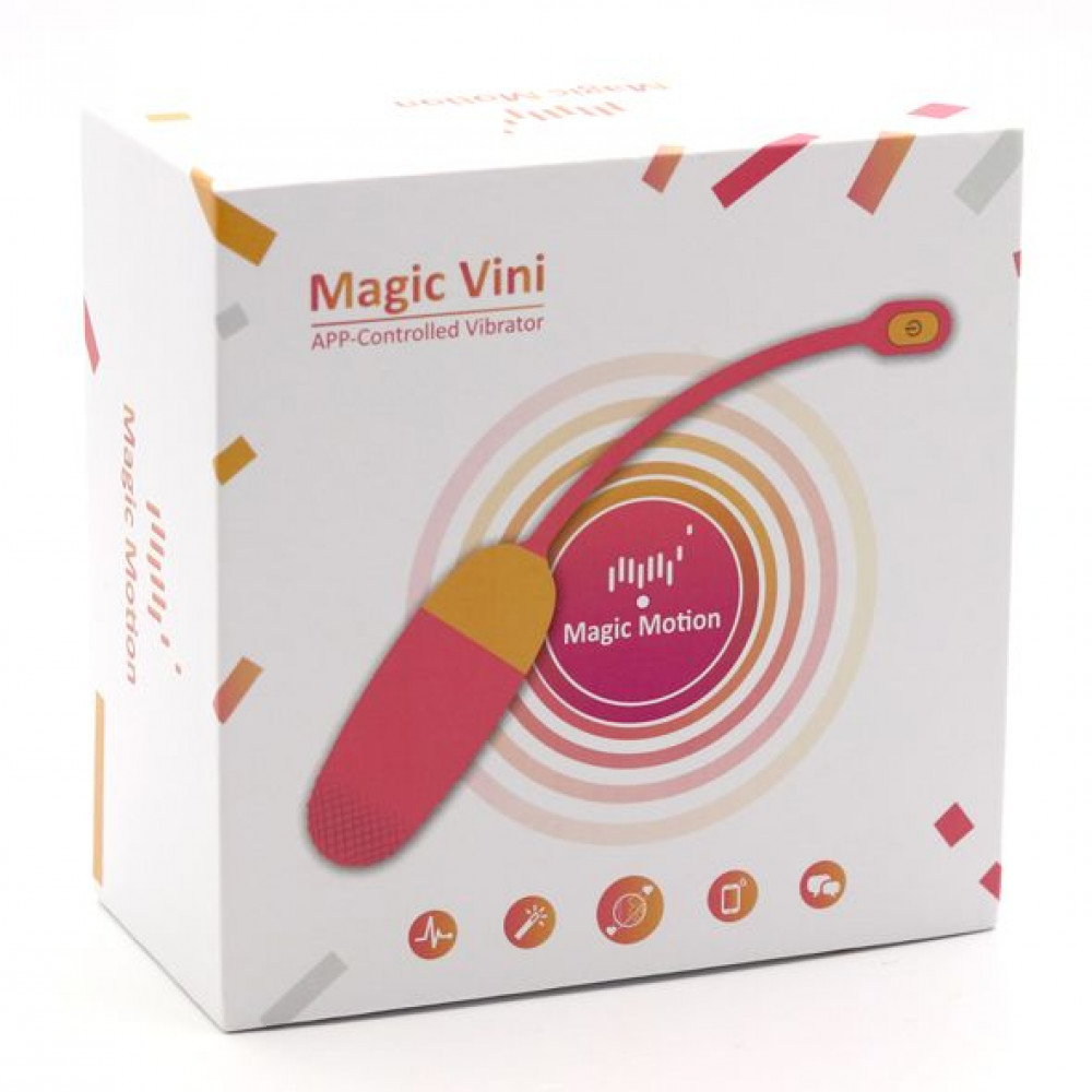 Смарт игрушки - Смарт-виброяйцо Magic Motion Vini Orange, управление со смартфона 5