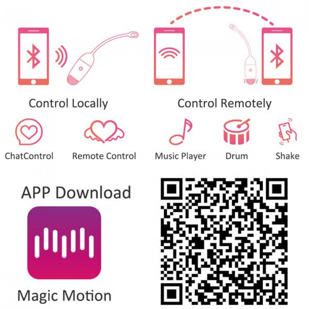 Смарт игрушки - Смарт-виброяйцо Magic Motion Vini Orange, управление со смартфона 2