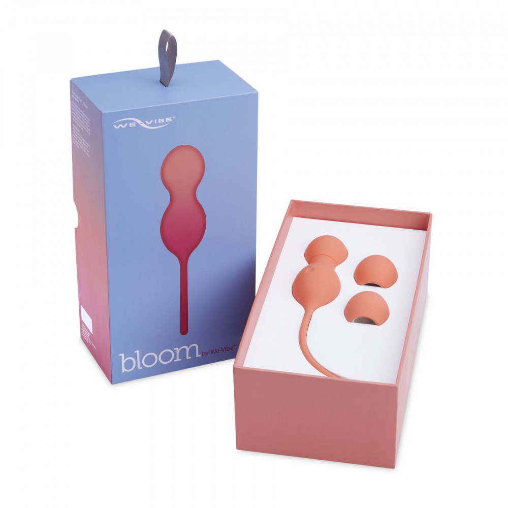 Вагинальные шарики - Смарт вагинальные шарики с вибрацией We-Vibe Bloom, диаметр 3,3 см, масса 45, 65, 80 г 4